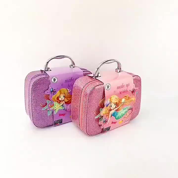 Make Up Set for Kids Girl Cosmetics Beauty Pretend Play Dress Up Princess Play Makeup Toy | Daraz.pk