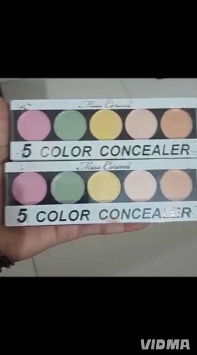Color Corrector Palette, 5 in 1 Concealer Contour Palette, Color Corrector for Dark Circles,Redness, Brighten, Cream Concealer, Color Correcting Palette Full Coverage Concealer Make Up Kit | Daraz.pk